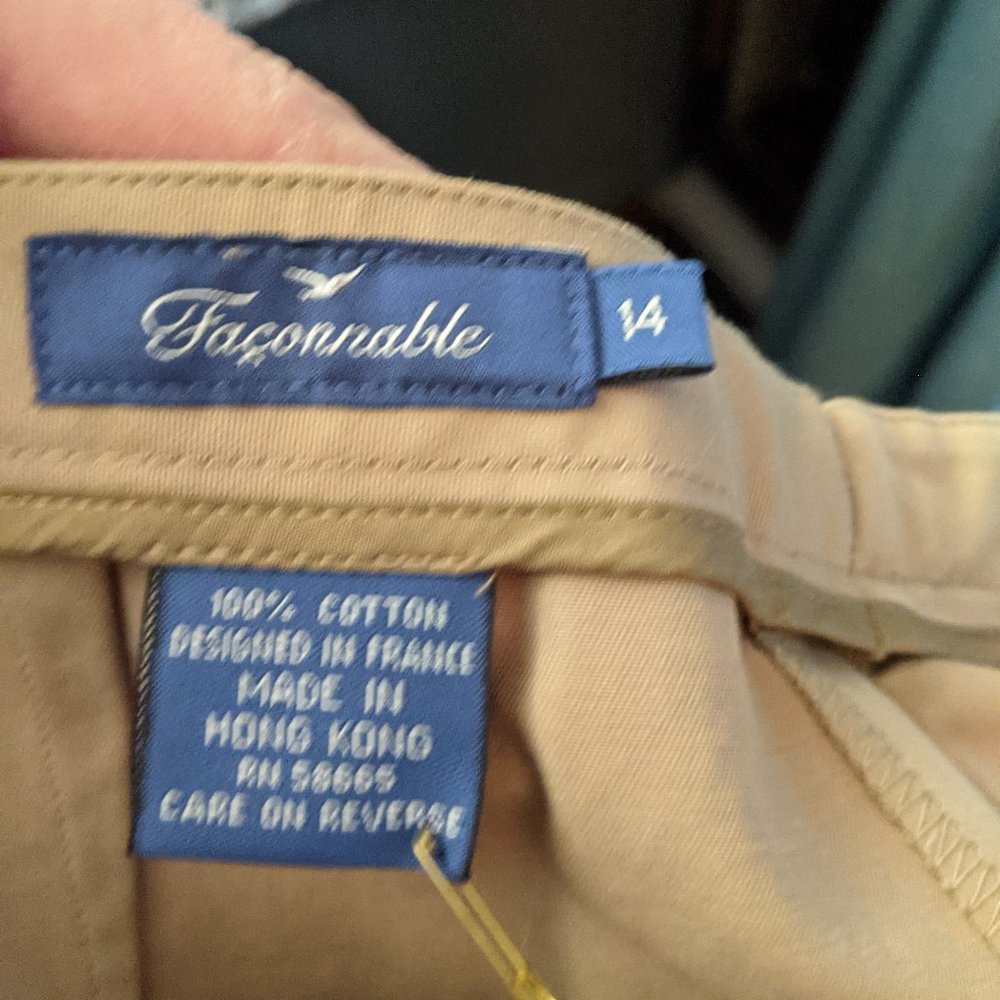 Facconable Women's Khakis - Picture 2 of 8